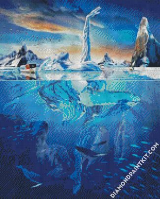 Iceberg Woman diamond painting