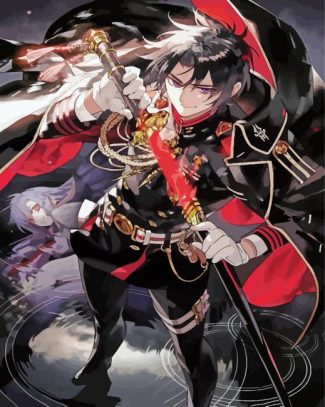 Ichinose Guren Owari No Seraph diamond painting