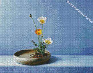 Ikebana Flowers diamond painting