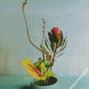 Ikebana Protea diamond painting