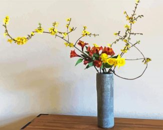 Ikebana Vase diamond painting