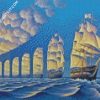 Illusion Sail Ships diamond painting