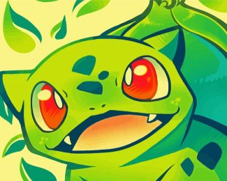 Illustration Bulbasaur diamond painting