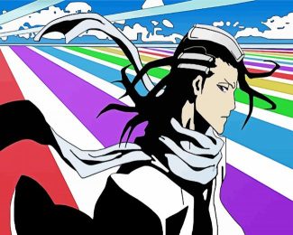 Illustration Byakuya Kuchiki diamond painting