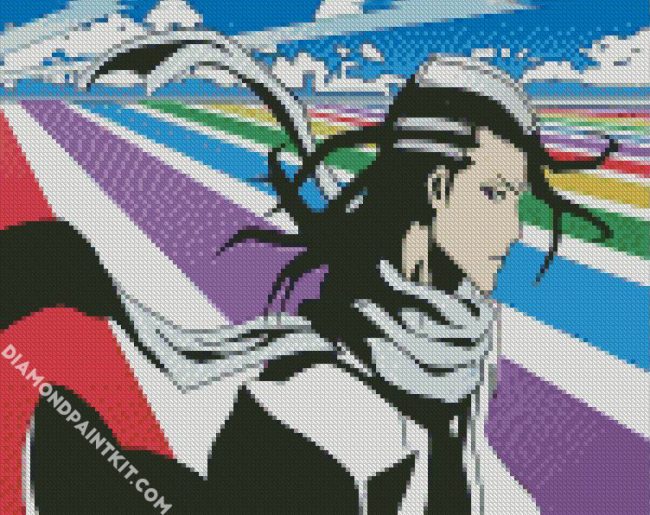 Illustration Byakuya Kuchiki diamond painting