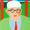 Illustration David Hockney diamond painting