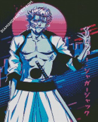 Illustration Grimmjow Jaegerjaquez diamond painting