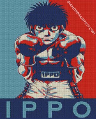 Illustration Ippo Makunouchi diamond painting