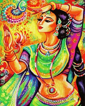 Indian Dancer diamond painting