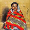 Indian Girl In Blanket diamond painting