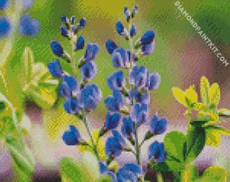 Indigo Plants diamond painting