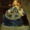 Infanta Margarita Teresa In A Blue Dress Velazquez diamond painting