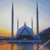 Islamabad Faisal Mosque diamond painting