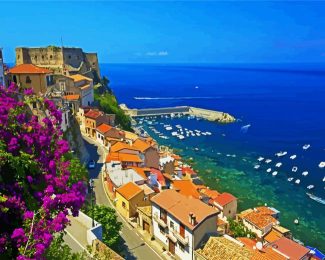 Italian Town Calabria diamond painting