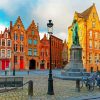 Jan Van Eyck Square Bruges diamond painting