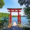 Japan Hakone Shrine diamond painting