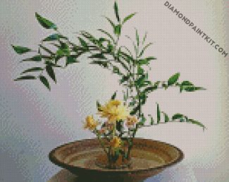 Japanese Ikebana diamond painting