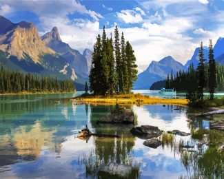 Jasper National Park Of Canada diamond painting