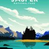 Jasper National Park Poster diamond painting