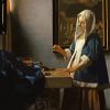 Johannes Vermeer Woman Holding a Balance diamond painting