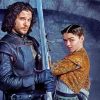 Jon Snow And Arya Stark diamond painting