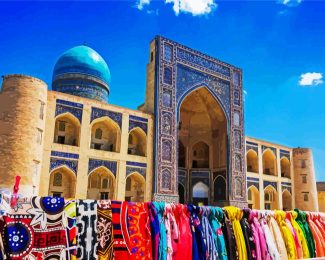 Kalan Mosque Bukhara diamond painting