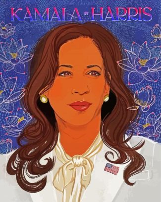 Kamala Harris Art diamond painting