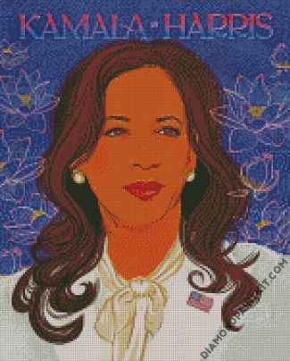 Kamala Harris Art diamond painting