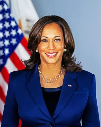 Kamala Harris diamond painting