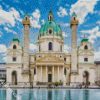 Karlskirche Wien diamond painting