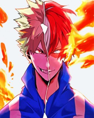 Katsuki Bakugo And Shoto Todoroki diamond painting