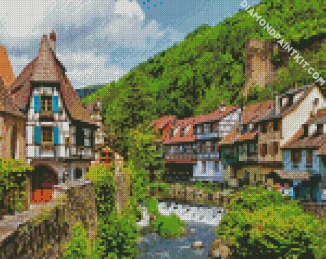 Kaysersberg Alsace diamond painting