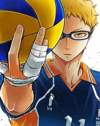 Kei Tsukishima Haikyuu diamond painting