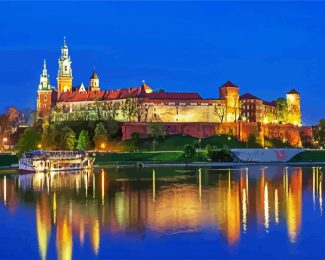 Krakow Wawel Royal Castle diamond painting