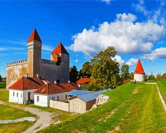 Kuressaare Castle Estonia diamond painting