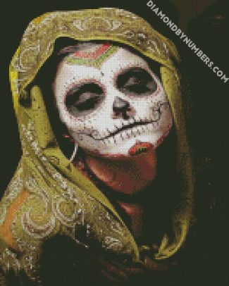 La Calavera Catrina diamond painting