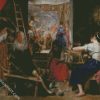 Las Hilanderas Velazquez diamond painting