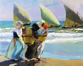 Las Tres Velas Sorolla diamond painting