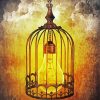 Light Bulb Cage diamond painting