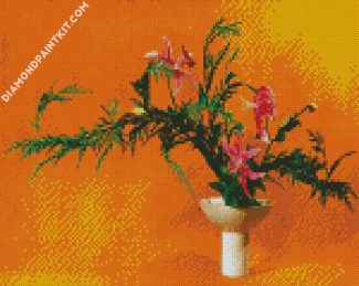 Lilies Ikebana diamond painting