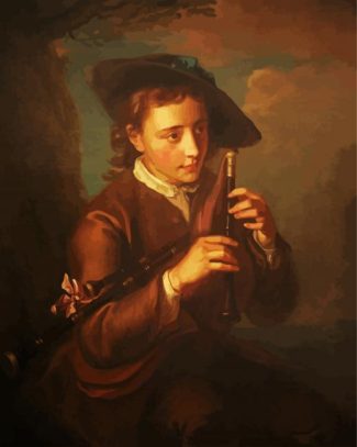 Little Bagpipe Player diamond painting