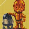 Little C3po diamond painting