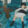 Little Girl In A Blue Armchair diamond painting