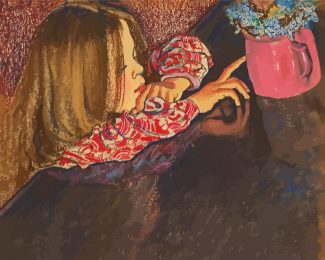 Little Helen With A Vase Wyspianski diamond painting