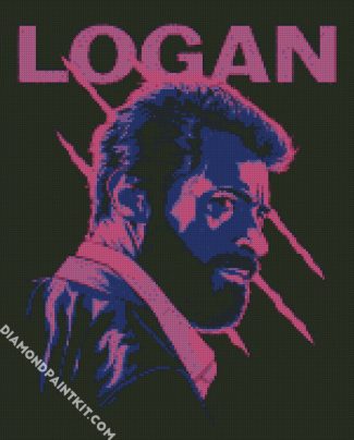 Logan The Wolverine diamond painting