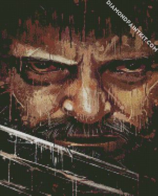 Logan Wolverine diamond painting