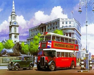 London City Bus diamond painting