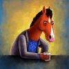 Lonely Bojack Horseman diamond painting