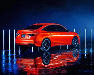 Luxury Honda Car diamond painting