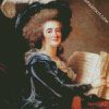 Madame De Selve Faisant De La Musique diamond painting